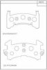 ASIMCO KD6019 Brake Pad Set, disc brake